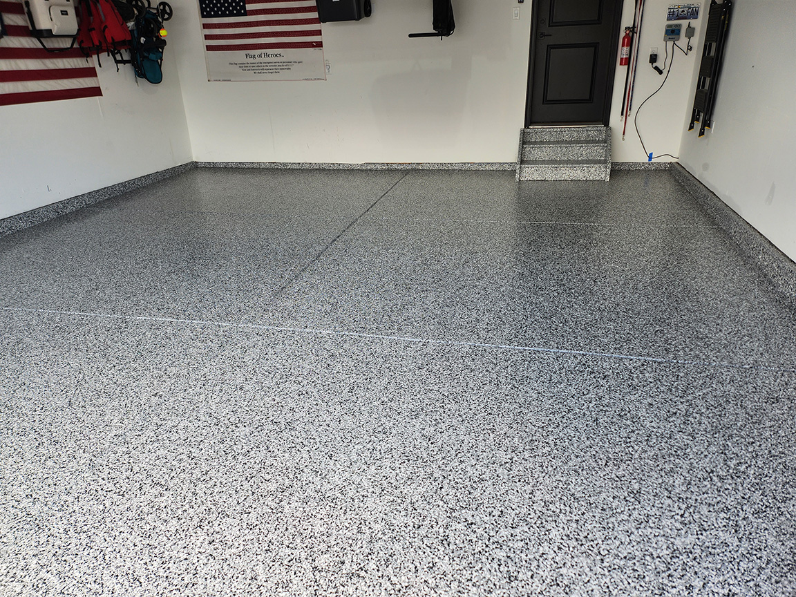 Elizabeth Homeowner Chooses Polyaspartic Over Epoxy For Garage Floor Coating